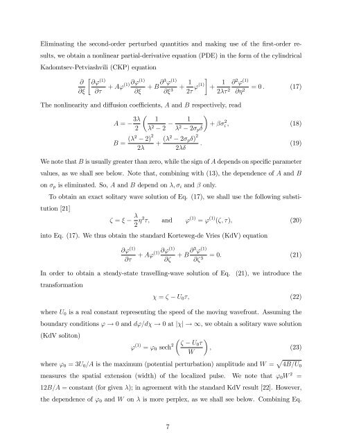 pdf here - Theoretische Physik IV - Ruhr-UniversitÃ¤t Bochum