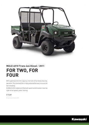 MULE 4010 Trans 4x4 Diesel
