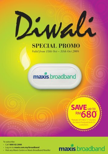 MB Deepavali Flyer - Maxis
