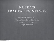 KUPKA'S FRACTAL PAINTINGS - Ralph Abraham