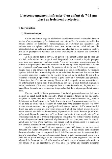 Tfe Alice Vialle Infirmiers Com