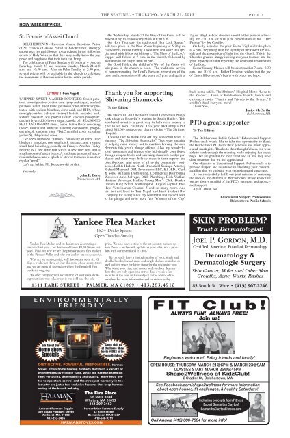 March 21, 2013 PDF Edition - The Sentinel