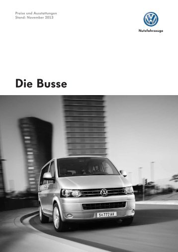 Die Busse - VW Nutzfahrzeuge