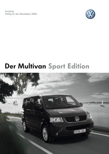 Der Multivan Sport Edition - jewuwa