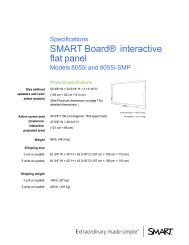 SMART Board 8055i and 8055i-SMP interactive flat panel ...