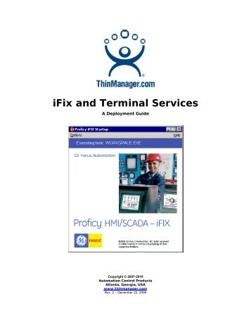 iFix and Terminal Services - ThinManager