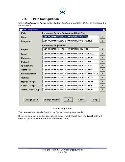 iFix and Terminal Services - ThinManager