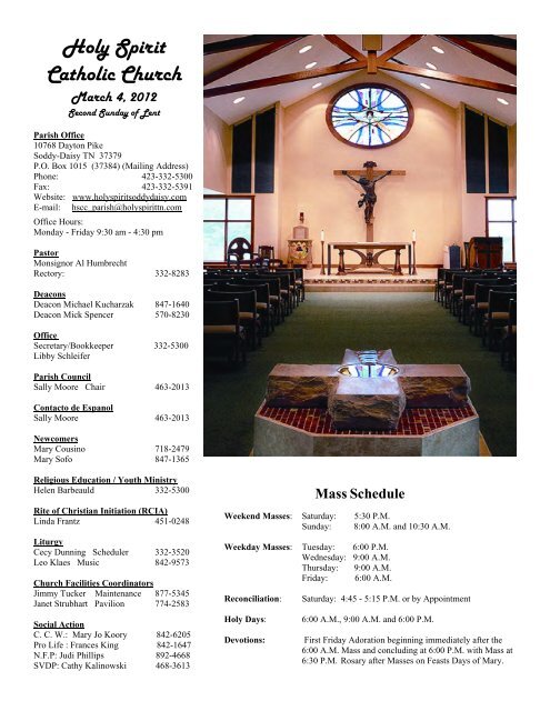 Holy Spirit Catholic Church - Psichurch.com