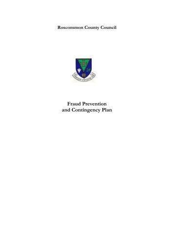 Roscommon County Council Fraud Prevention And Contingency Plan