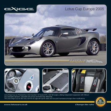 Exige Cup Car.indd - LOTUS-Forum.be