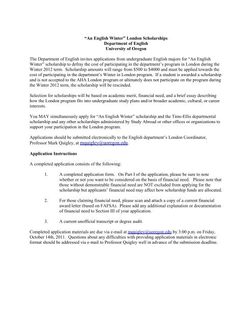 Financial Assistance Sample Scholarship Application Letter Financial
Need
