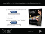 Installation de la version d'Ã©valuation de Pinnacle Studio 14