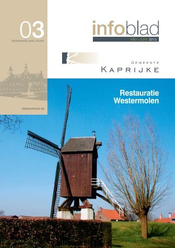 infoblad mei - juni 2013 - Kaprijke