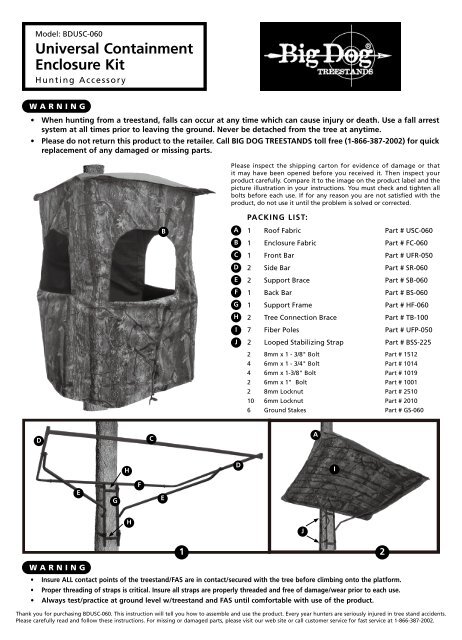 Big dog hunting tree deals stand