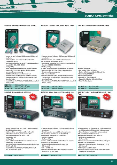 MIMO Wireless LAN Produkte - Digitus