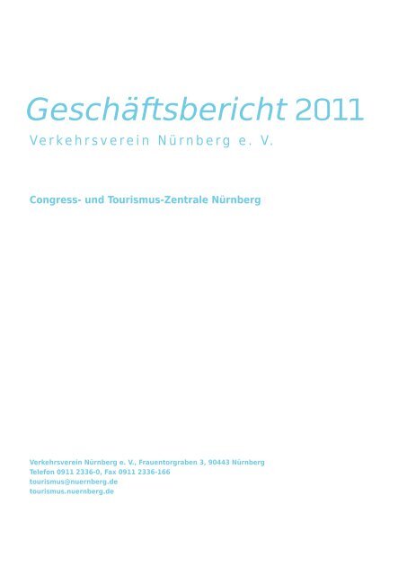 Geschäftsbericht 2011 - Congress- und Tourismus-Zentrale ...