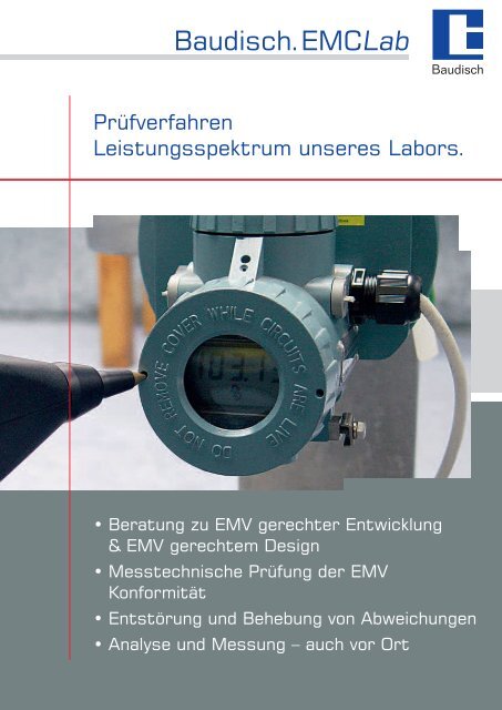 EMV BroschÃƒÂ¼re 2012 - Baudisch Electronic GmbH