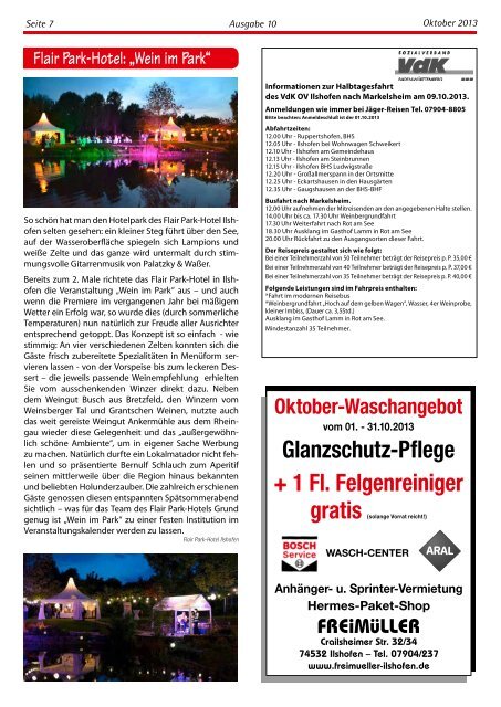 Ausgabe 10/2013 - Gewerbeverein Ilshofen eV / Startseite