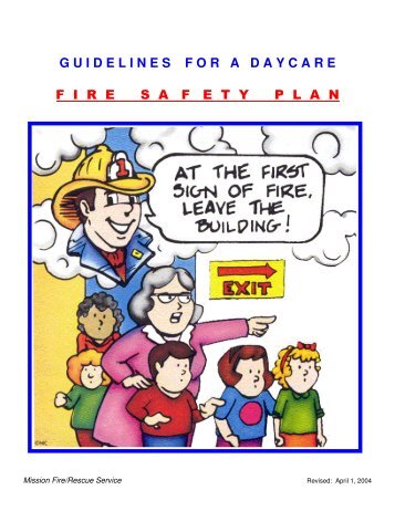 General Daycare Fire Safety Plan Guidelines