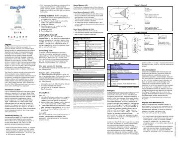 Glasstrek (465) : Instructions / Instrucciones