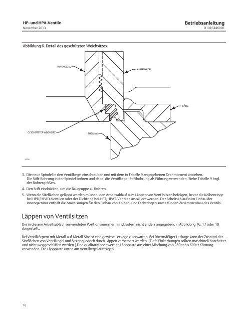 Fisherr Regelventile HP und HPA - Emerson Process Management