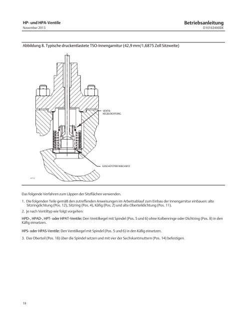 Fisherr Regelventile HP und HPA - Emerson Process Management