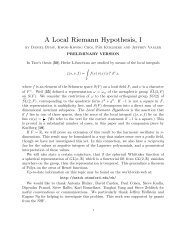 D. Bump et al. A Local Riemann Hypothesis I - Fuchs-braun.com