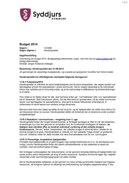 HandicaprÃ¥det - Syddjurs Kommune