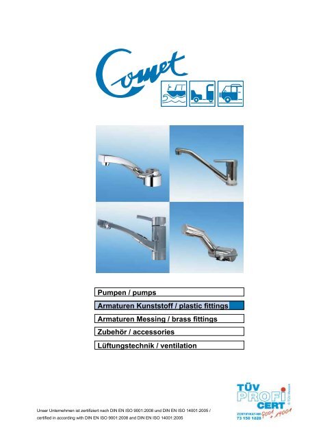 Katalog Kunststoffarmaturen - COMET-PUMPEN Systemtechnik