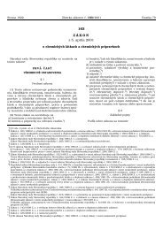163 ZÁKON z 5. apríla 2001 - Centrum pre chemické látky a prípravky