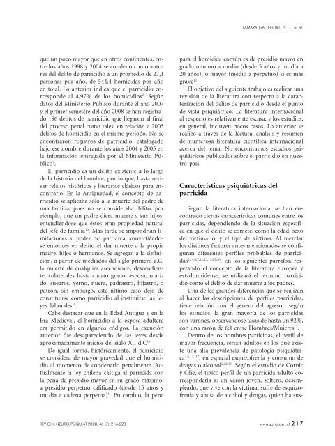 AÃ±o 62, VOL 46, NÂº 3, JULIO - SEPTIEMBRE 2008 - Sonepsyn