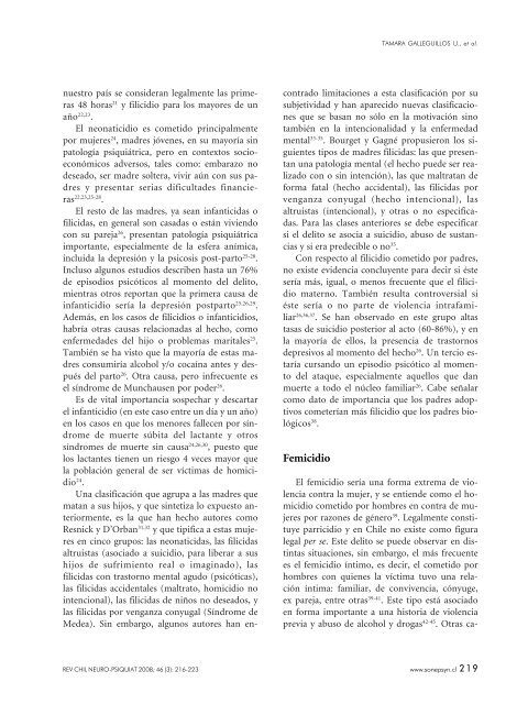 AÃ±o 62, VOL 46, NÂº 3, JULIO - SEPTIEMBRE 2008 - Sonepsyn