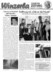 Stadtteilzeitung Winzerla März 2011