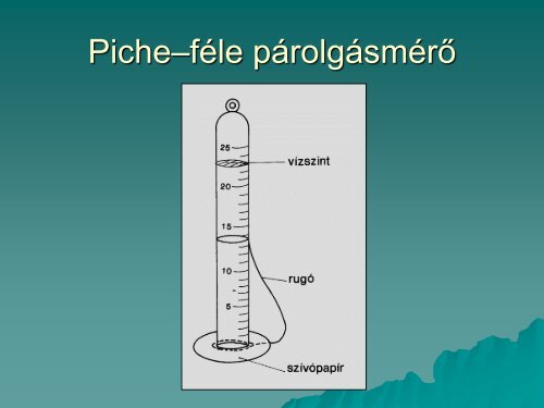 13. Meteorológiai műszerek