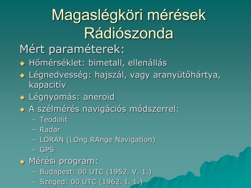 13. Meteorológiai műszerek