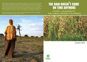 The Rain Doesn't Come on Time Anymore - Oxfam International