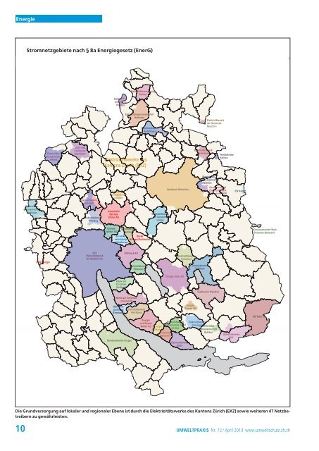 ZÃ¼rcher UmweltPraxis Nr. 72, vollstÃ¤ndige Ausgabe - Kanton ZÃ¼rich