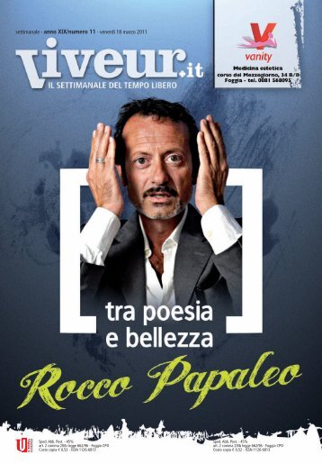 Rocco Papaleo, da Checco Zalone a Raoul Bova - Viveur