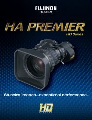 HA Premier HD Series Lens Brochure - Fujinon