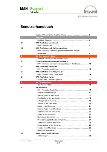 Benutzerhandbuch - MAN Truck & Bus Deutschland