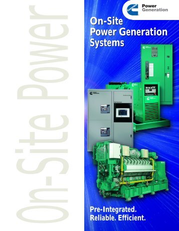 On-Site Power Generation Systems