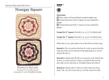 Nosegay Square - Priscilla's Crochet