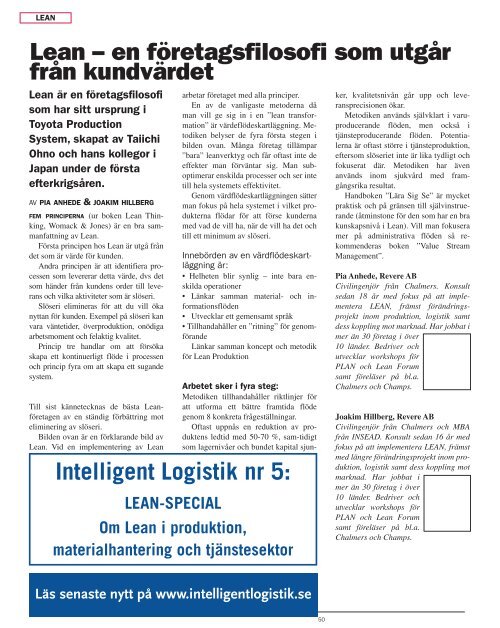 Nummer 3 2006 - Intelligent Logistik