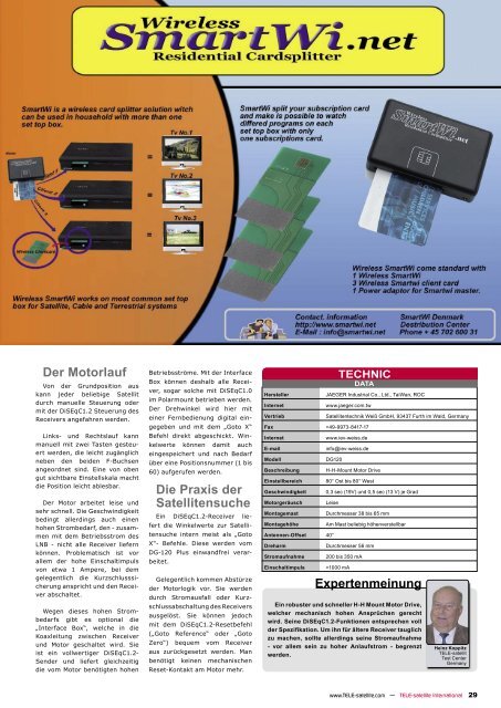 Programm- vielfalt ... Multischalter-Verteilsystem: • 16 SAT-ZF Ebenen