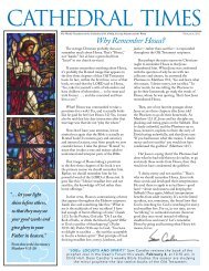 CATHEDRAL TIMES - The Cathedral of St. Philip