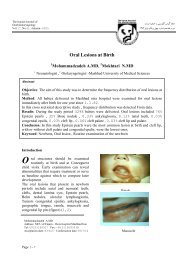 Oral Lesions at Birth