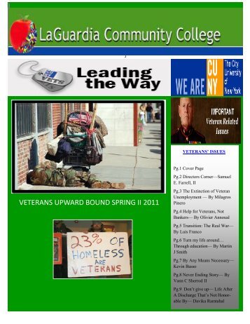 Spring - 2011 Newsletter - LaGuardia Community College - CUNY