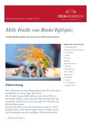 Rezept zum Download - Feinheimisch