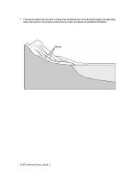 Sandstone formation - McREL