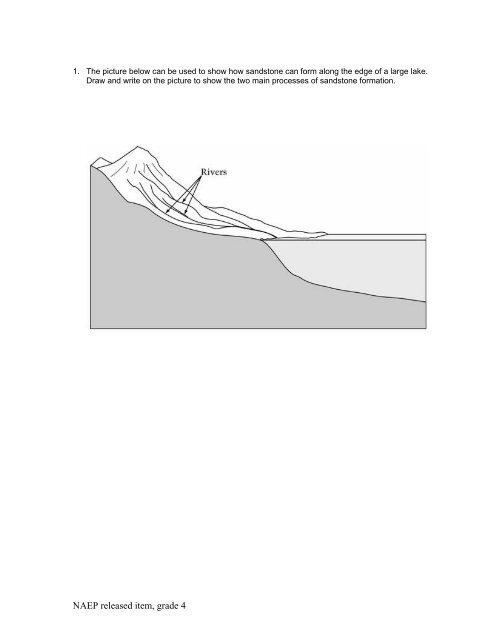 Sandstone formation - McREL